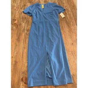 Alexia Admor, Womens Denim Blue Formal Dress, Size S